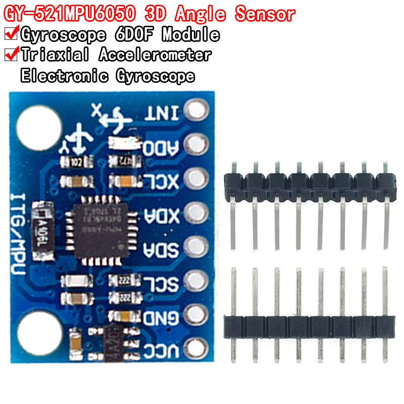 Accelerometer Mpu6050 - 1 세트 IIC I2C GY-521 MPU-6050