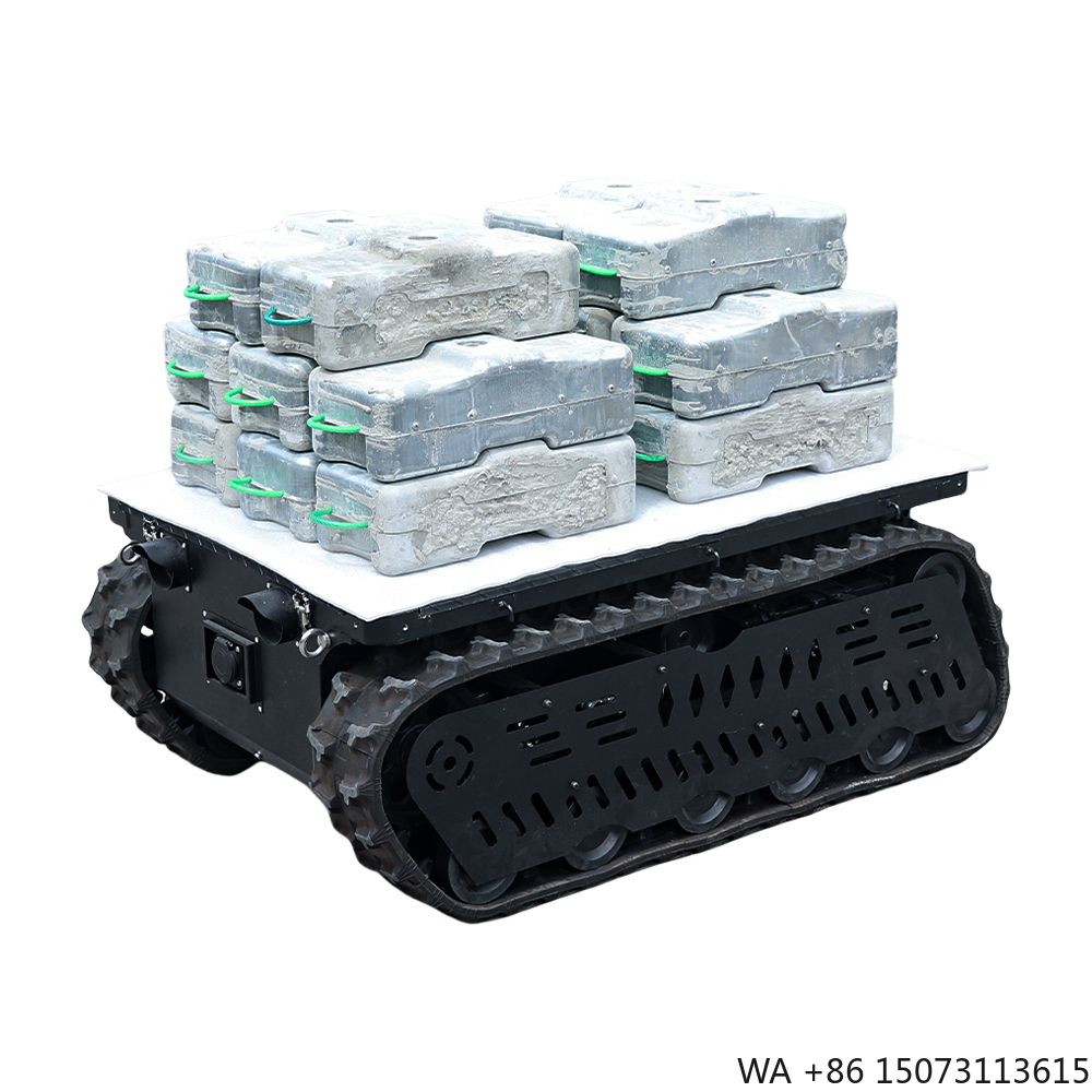 Robot Chassis - 300~600kg 하중 RC 탱크 크롤러 로봇