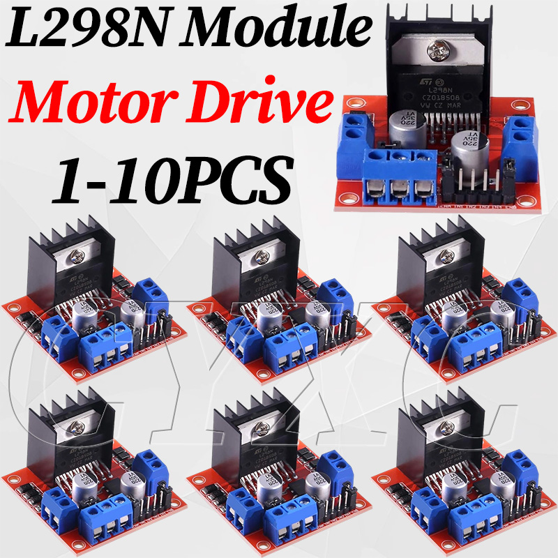Motor Driver L298N - 1-10PCS L298N 스테퍼 모터 드라이버 컨트롤러