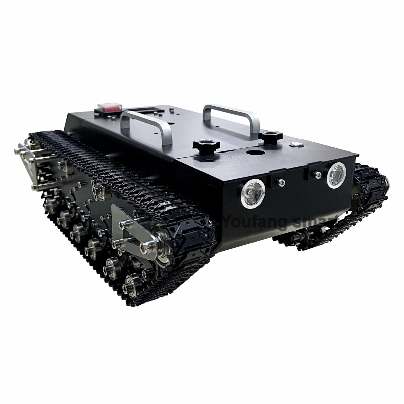 Tracked Robot Chassis - RC 탱크 섀시 금속 트랙 충격