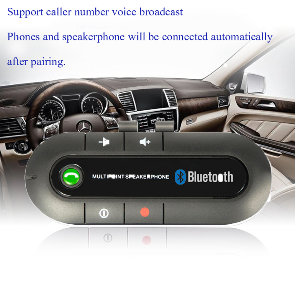 Robot Bluetooth Car - 무선 핸즈프리 차량용 블루투스 키트, 4.1