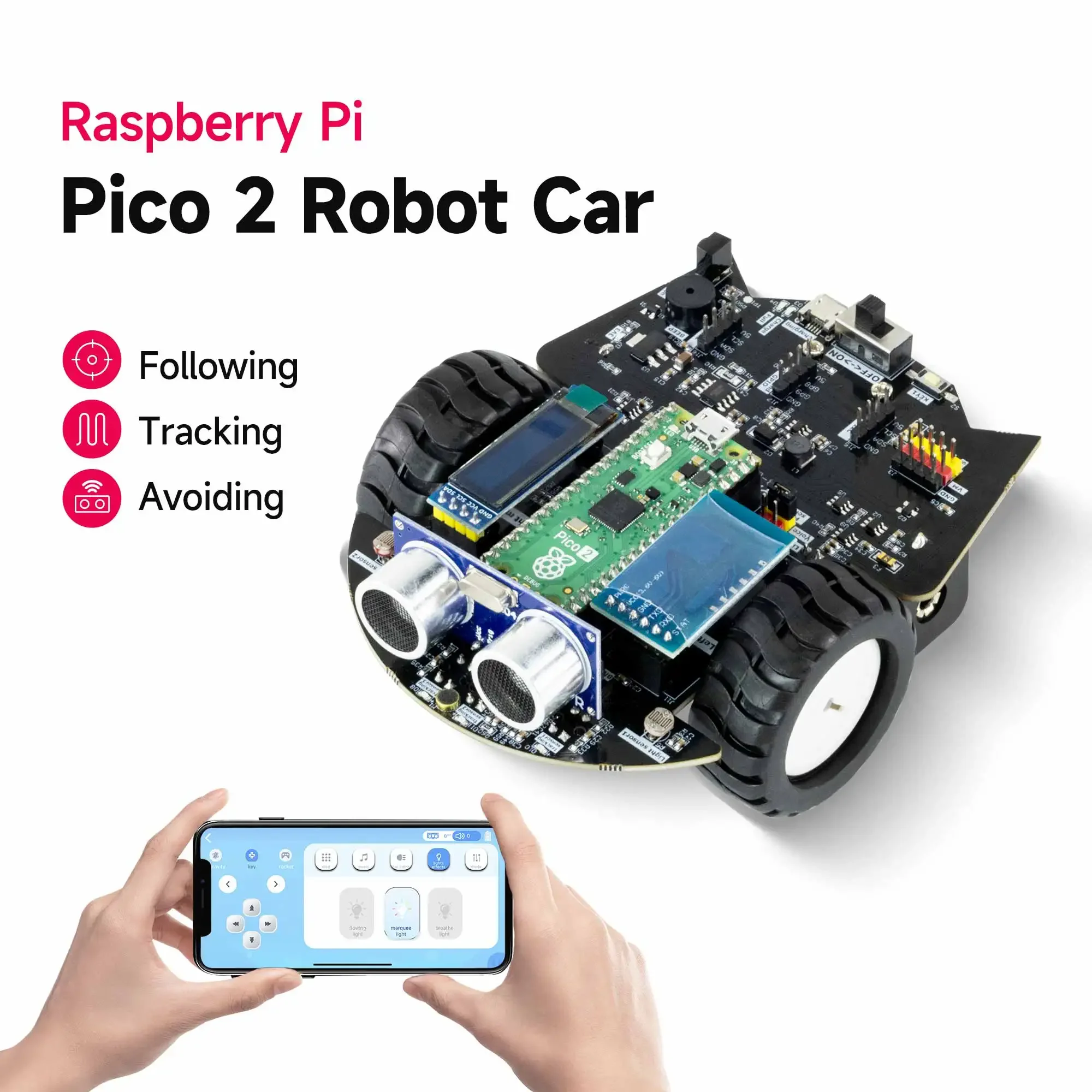Yahboom Raspberry Pi Pico 2 로봇 - Robot Car Kit 리뷰 및 가격