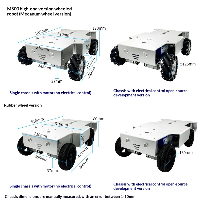 고사양 4륜 구동 로봇, 중량물 운반 트롤리, 실험 교 - Tracked Robot Chassis 리뷰 및 가격