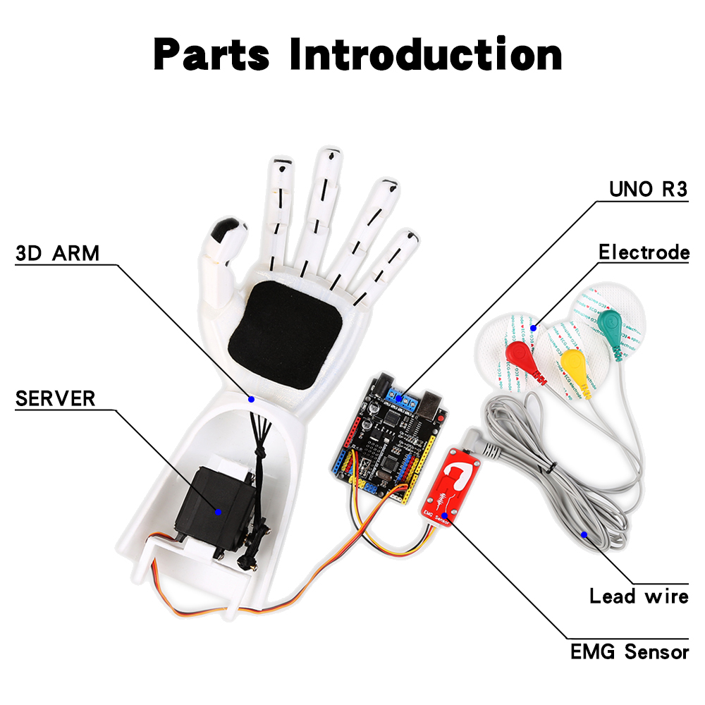 EMG 센서 로봇 팔 전기 근육 신호 센서 로봇 팔,  - Arduino Robot 리뷰 및 가격