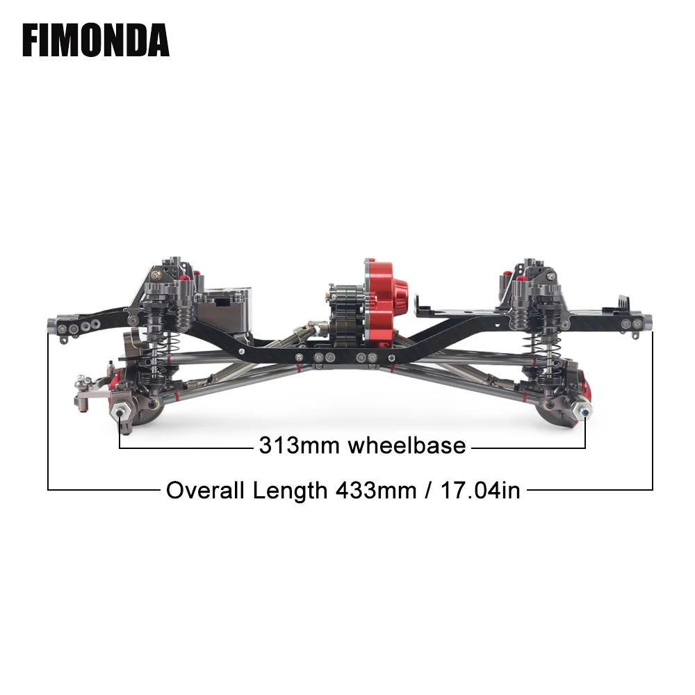 FIMONDA 1/10 RC 크롤러 금속 섀시 키트,  - Robot Car Kit 리뷰 및 가격