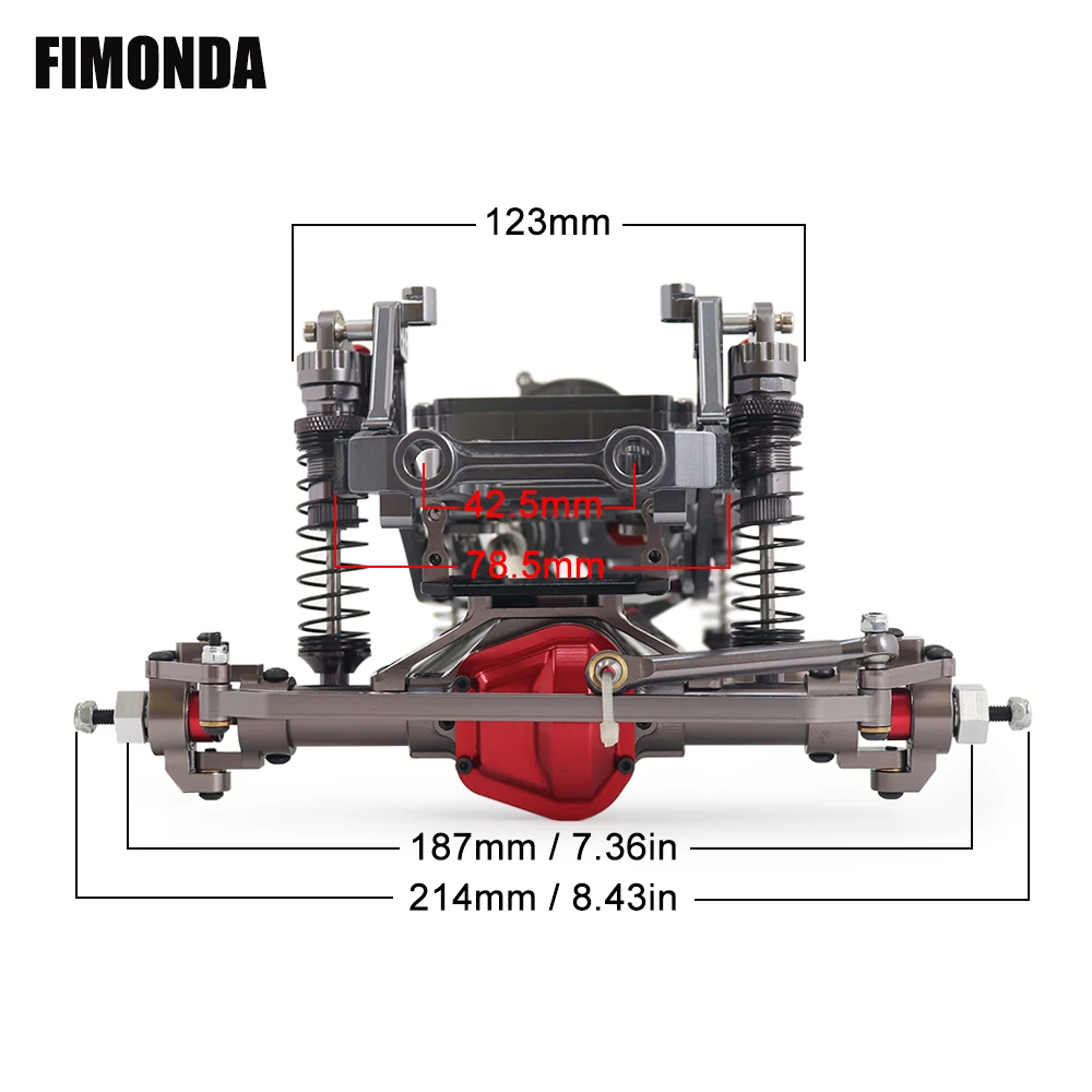 FIMONDA 1/10 RC 크롤러 금속 섀시 키트,  - Robot Car Kit 리뷰 및 가격
