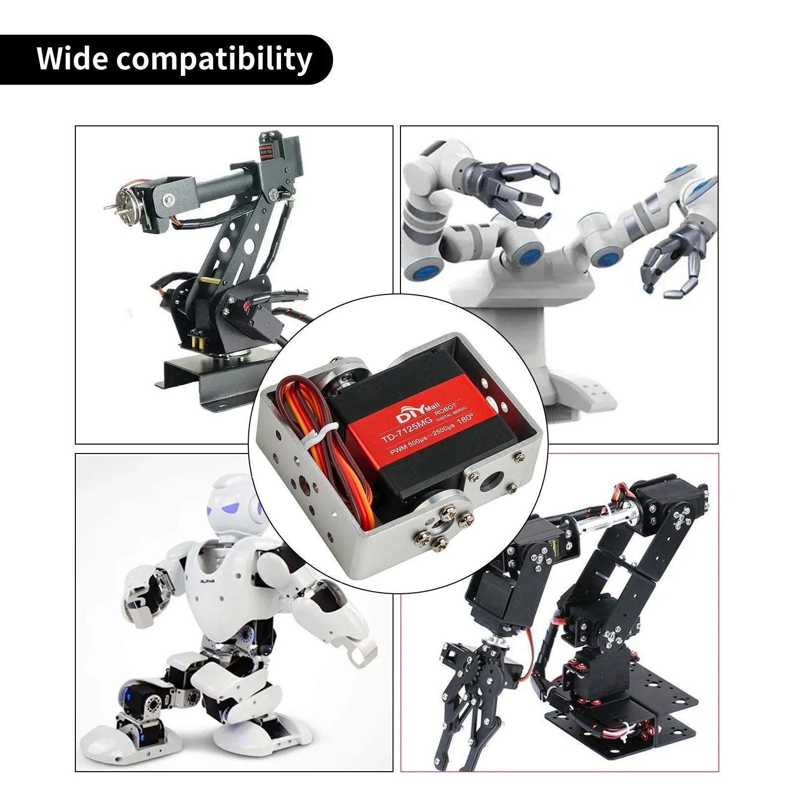 디지털 듀얼 샤프트 서보 15kg 20kg 25kg 3 - Servo Bracket 리뷰 및 가격