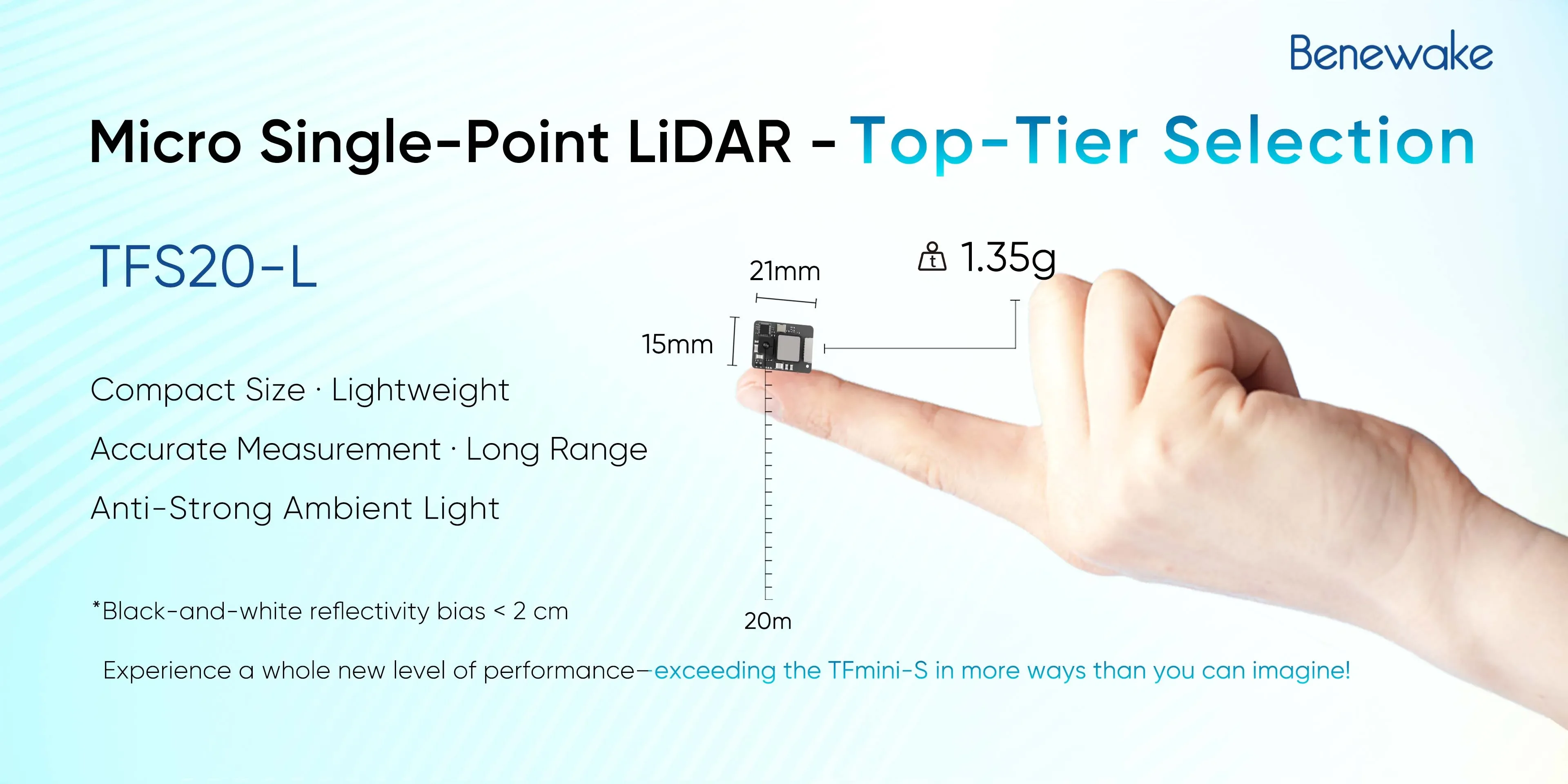 베네이웨이크 TFS20-L 20m 마이크로 LiDAR  - Arduino Robot 리뷰 및 가격