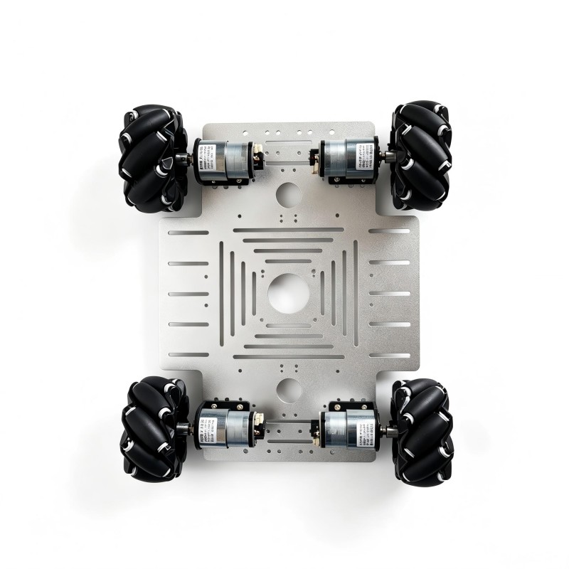 15kg 하중 4륜 구동 메카넘 휠 로봇 자동차 키트  - Arduino Robot 리뷰 및 가격