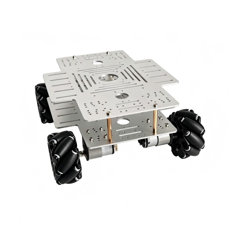 15kg 하중 4륜 구동 메카넘 휠 로봇 자동차 키트  - Arduino Robot 리뷰 및 가격