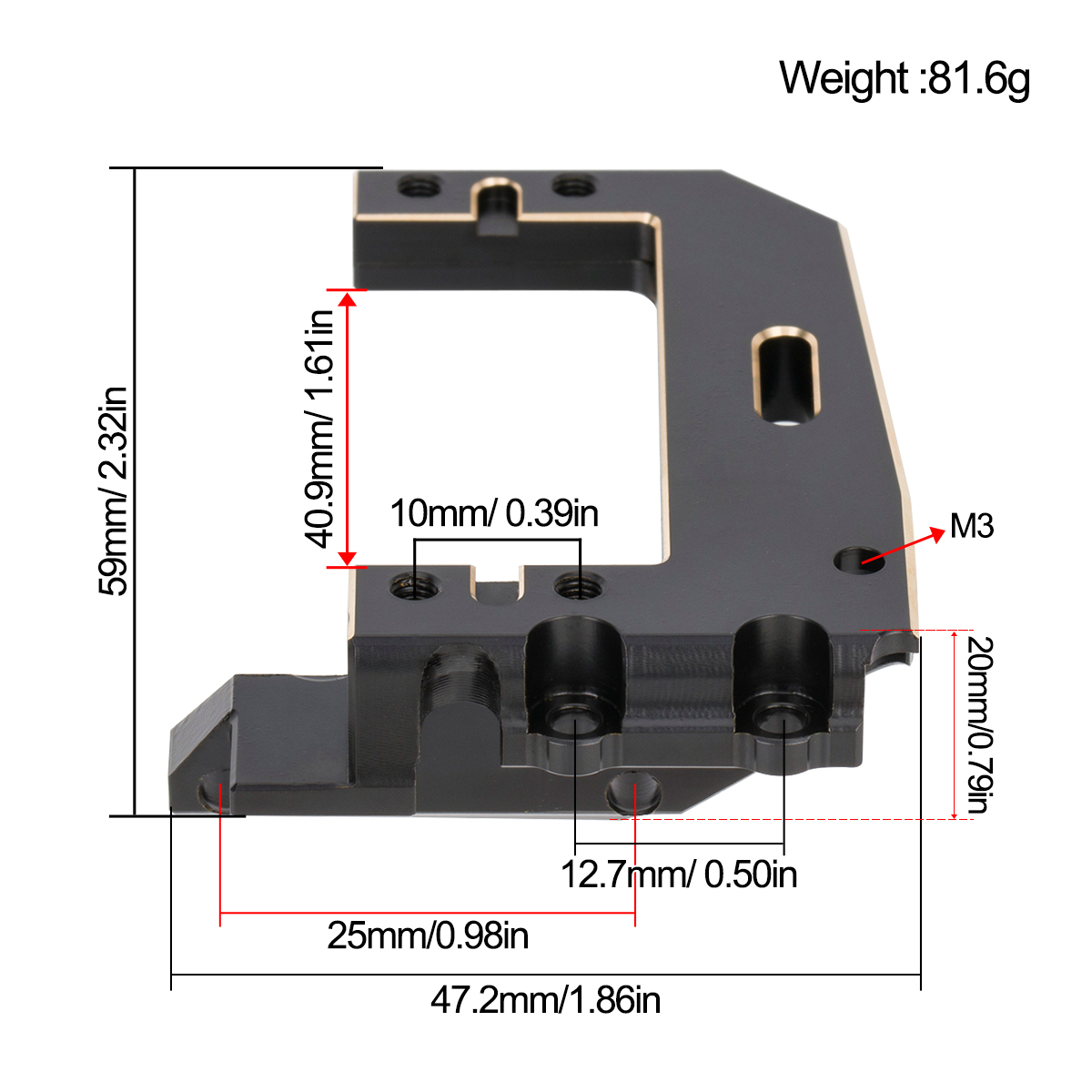 Vanquish H10 Optic Sparco Yoko - Servo Bracket 리뷰 및 가격