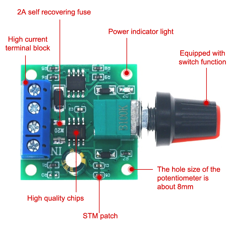 1개 조절 가능한 속도 DC 모터 드라이버 가정용 내구 - Dc Motor 12V 리뷰 및 가격