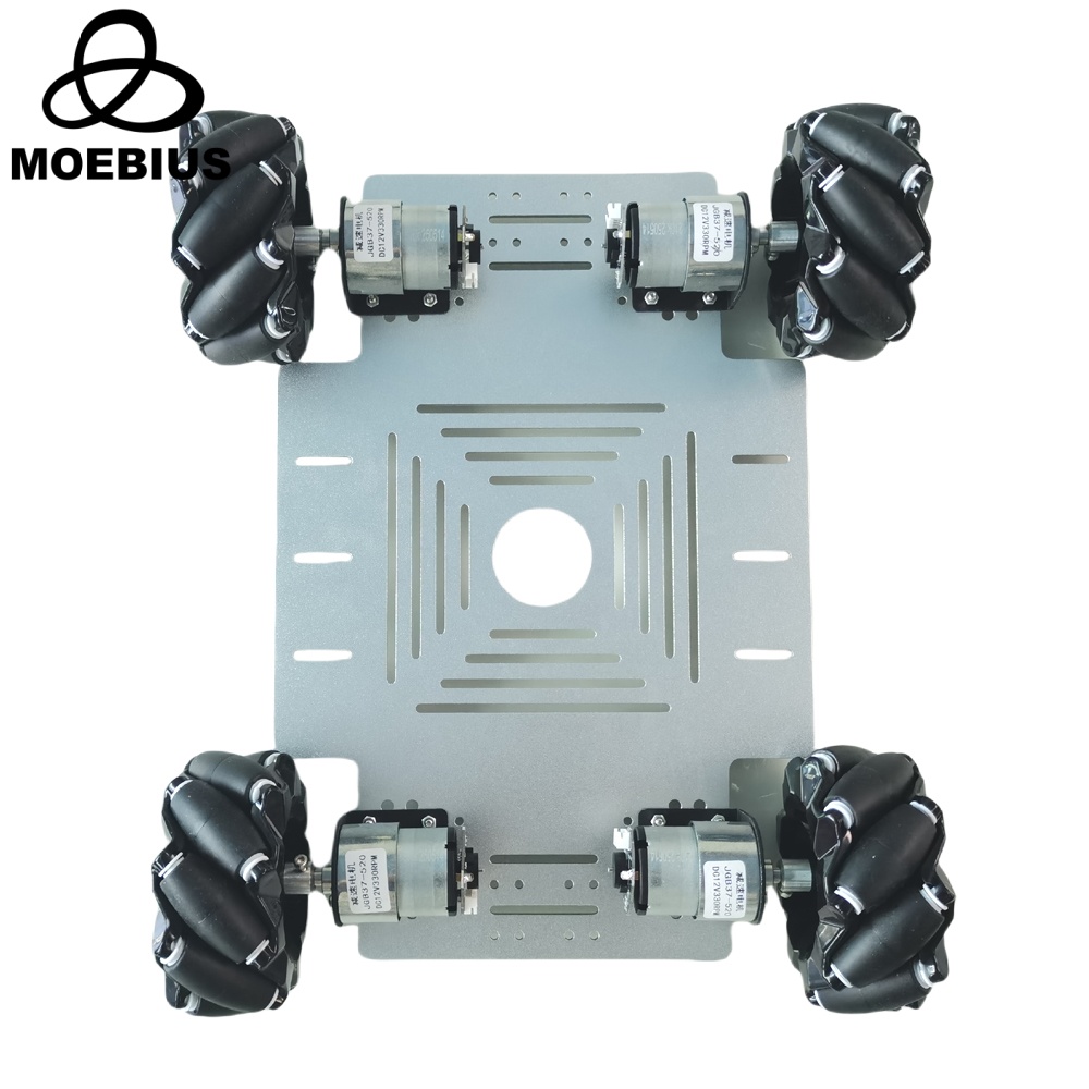 MOEBIUS 26kg 하중, 4륜 구동, 메카넘 휠  - Arduino Robot 리뷰 및 가격