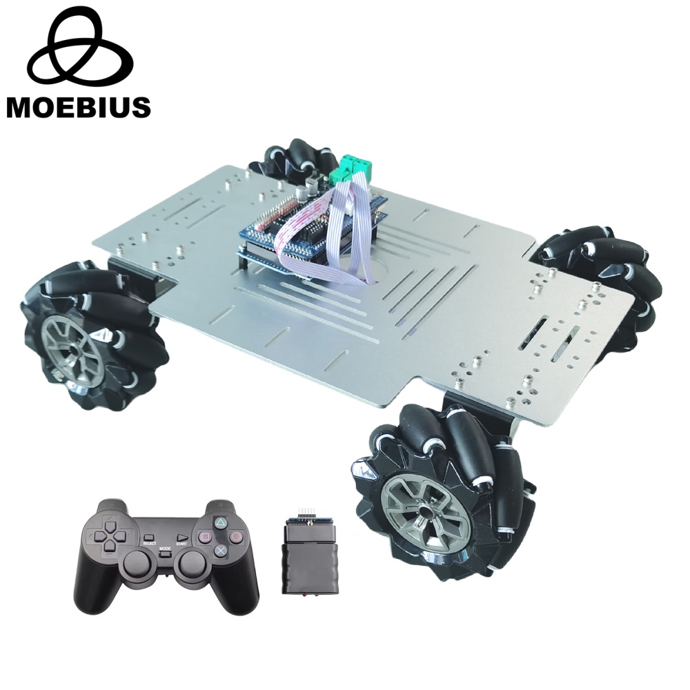 MOEBIUS 26kg 하중, 4륜 구동, 메카넘 휠  - Arduino Robot 리뷰 및 가격