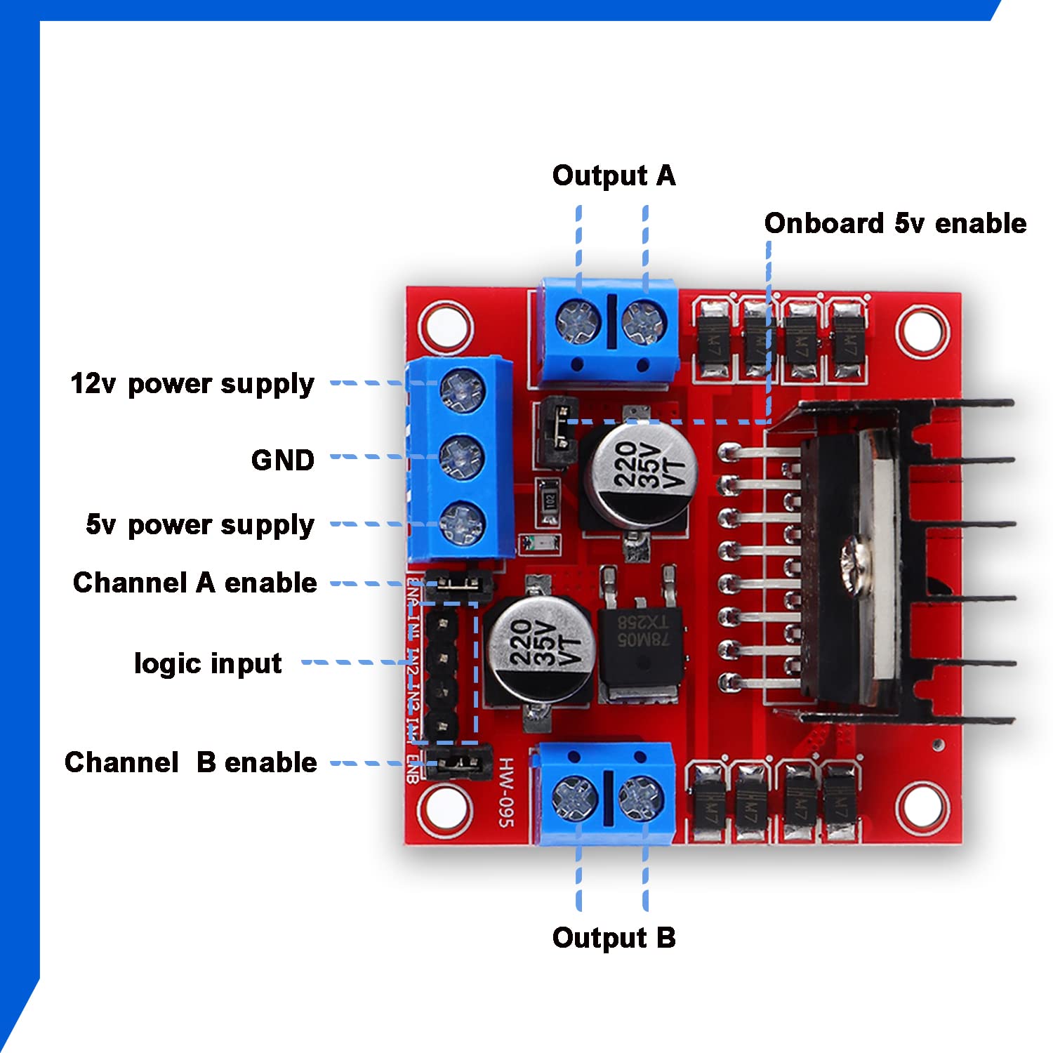 L298N 모터 드라이브 컨트롤러 보드 Arduino  - Motor Driver L298N 리뷰 및 가격