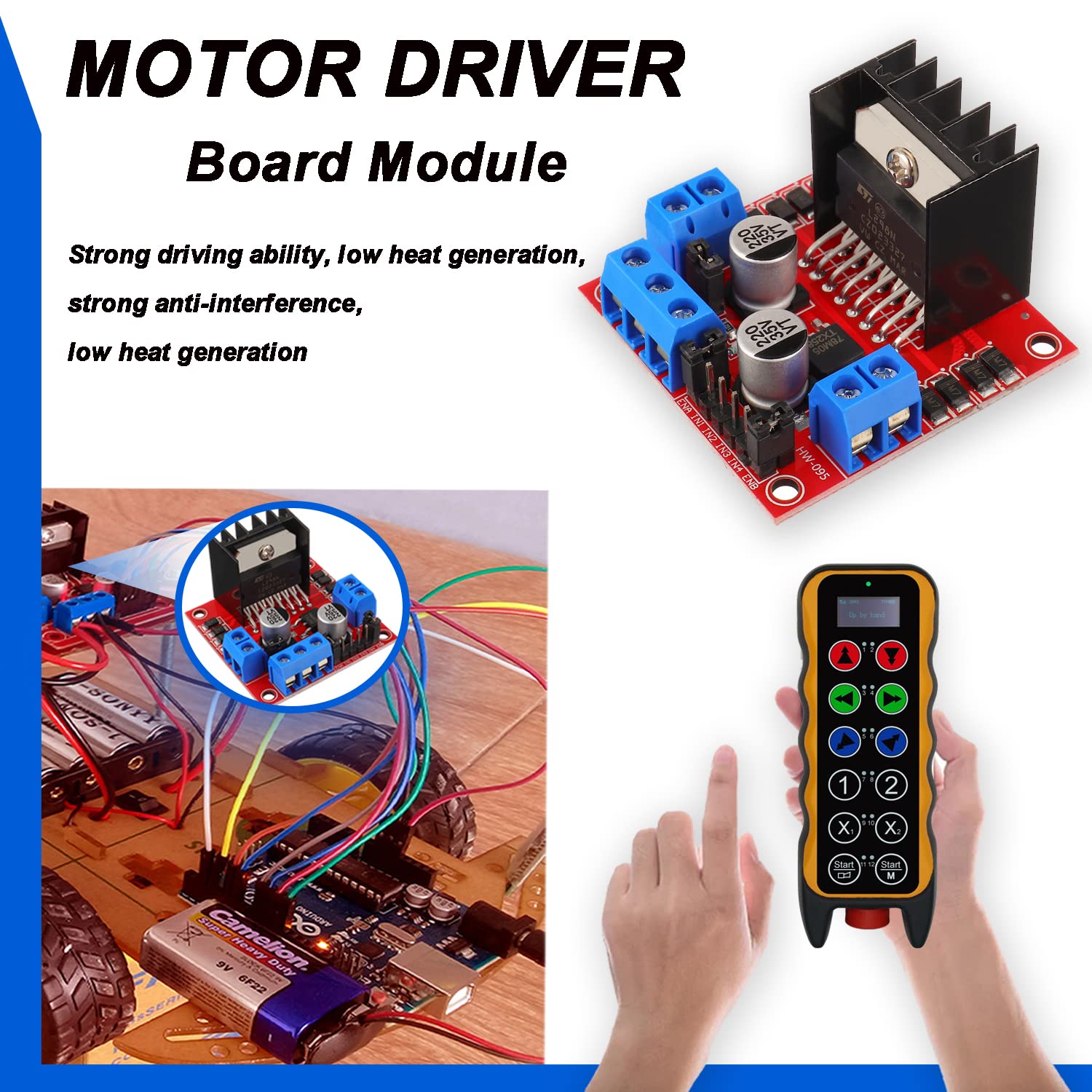 L298N 모터 드라이브 컨트롤러 보드 Arduino  - Motor Driver L298N 리뷰 및 가격