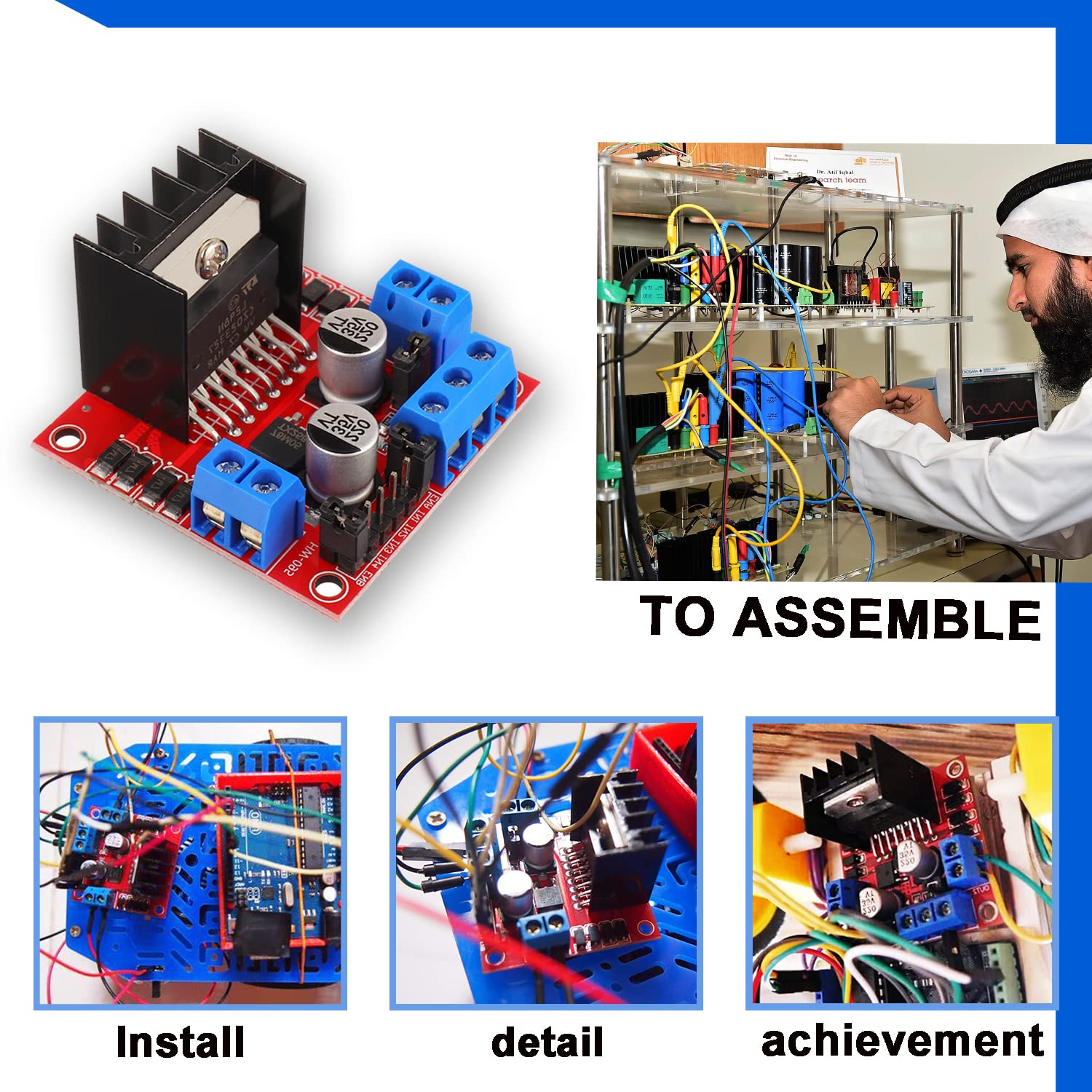 L298N 모터 드라이브 컨트롤러 보드 Arduino  - Motor Driver L298N 리뷰 및 가격