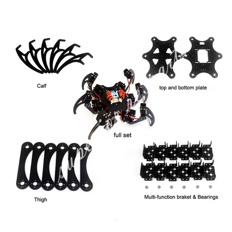 18 DOF 알루미늄 Hexapod 스파이더 브래킷 6 - Arduino Robot 리뷰 및 가격