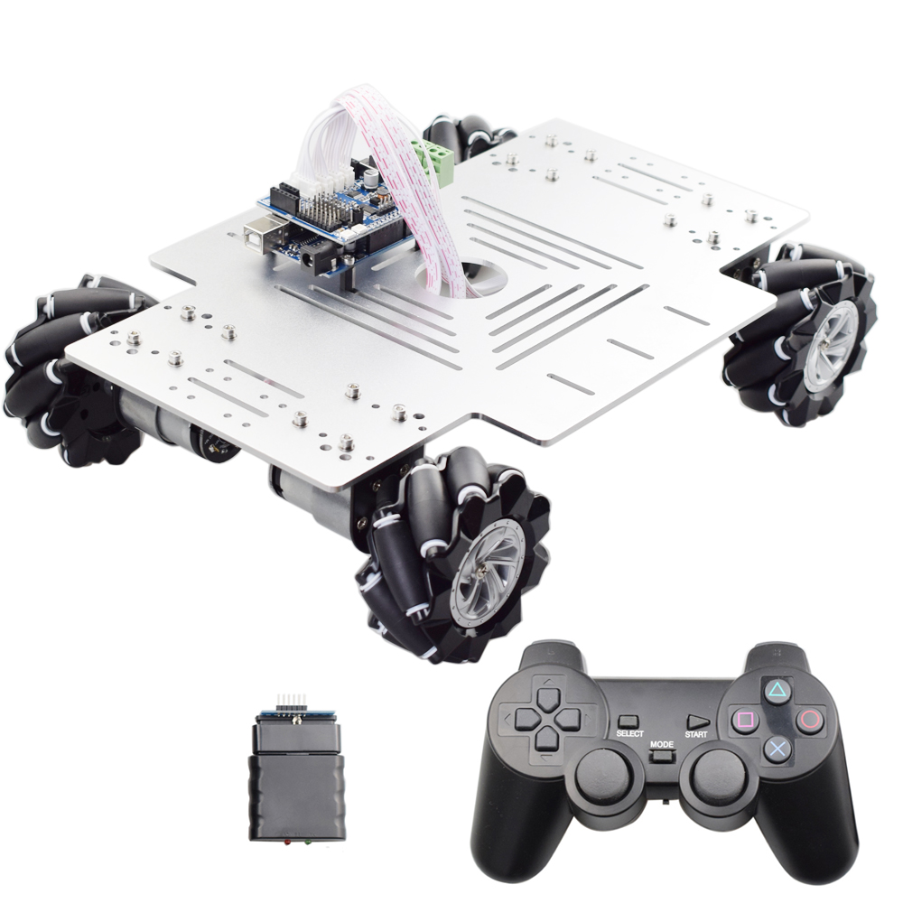 큰 금속판 알루미늄 합금 섀시, 50mm 커플링, 아두 - Stm32 Robot 리뷰 및 가격