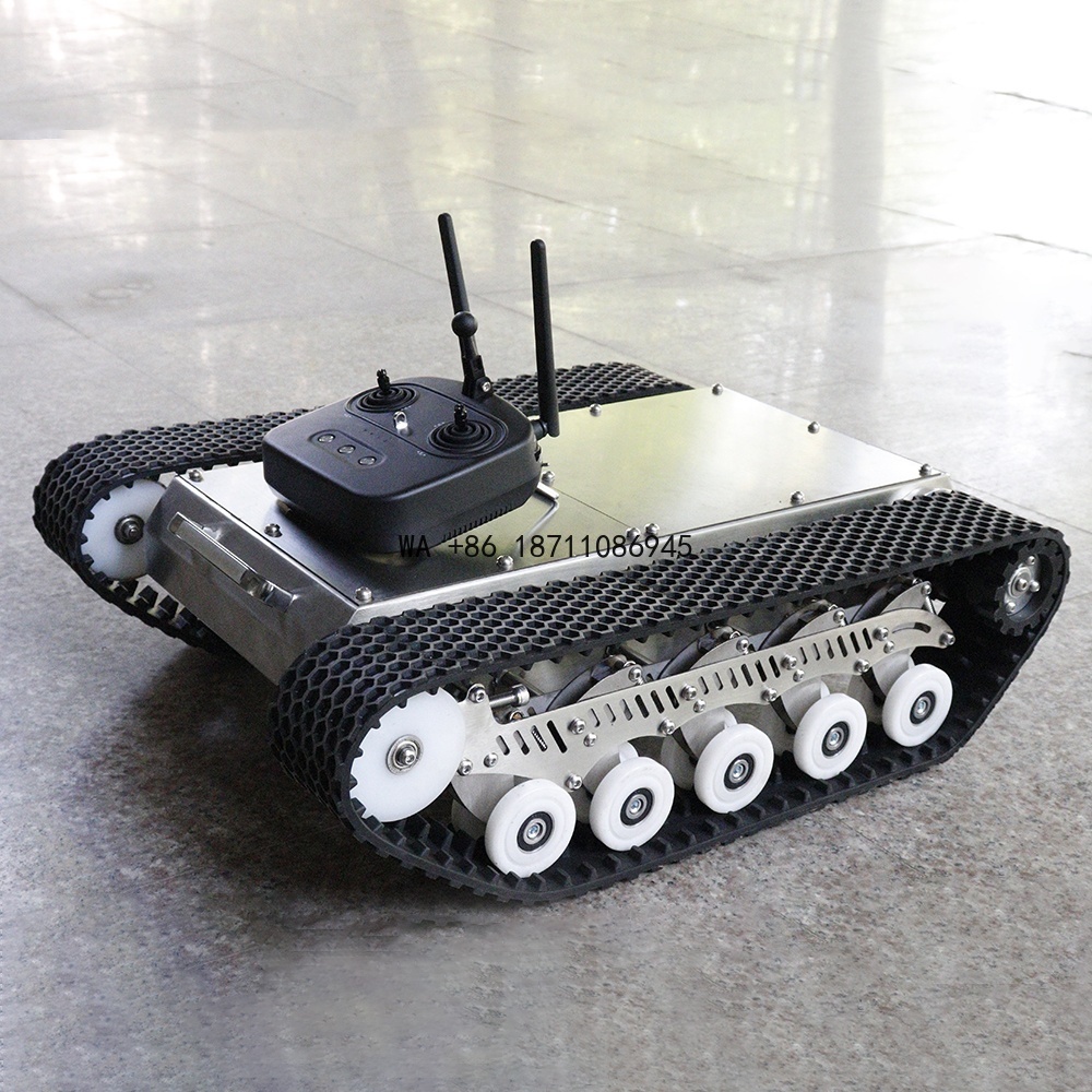 뛰어난 유리 접착력을 가진 고무 트랙 로봇 섀시 플랫폼 - Robot Chassis 리뷰 및 가격