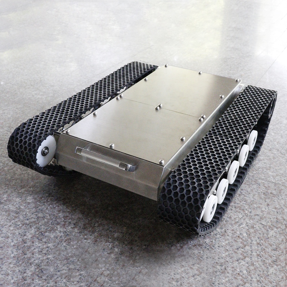 뛰어난 유리 접착력을 가진 고무 트랙 로봇 섀시 플랫폼 - Robot Chassis 리뷰 및 가격