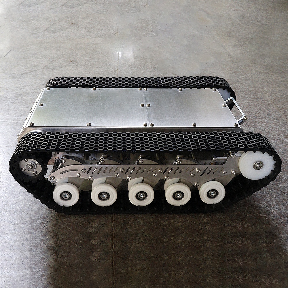 뛰어난 유리 접착력을 가진 고무 트랙 로봇 섀시 플랫폼 - Robot Chassis 리뷰 및 가격