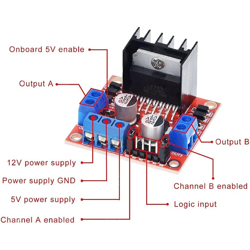 L298N 드라이버 보드 모듈 L298N 스테퍼 모터  - Motor Driver L298N 리뷰 및 가격