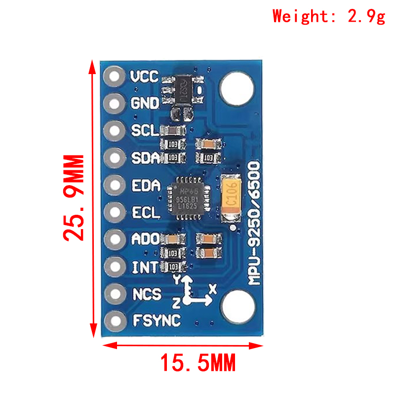 IIC I2C SPI MPU6500 MPU-6500 6 - Accelerometer Mpu6050 리뷰 및 가격