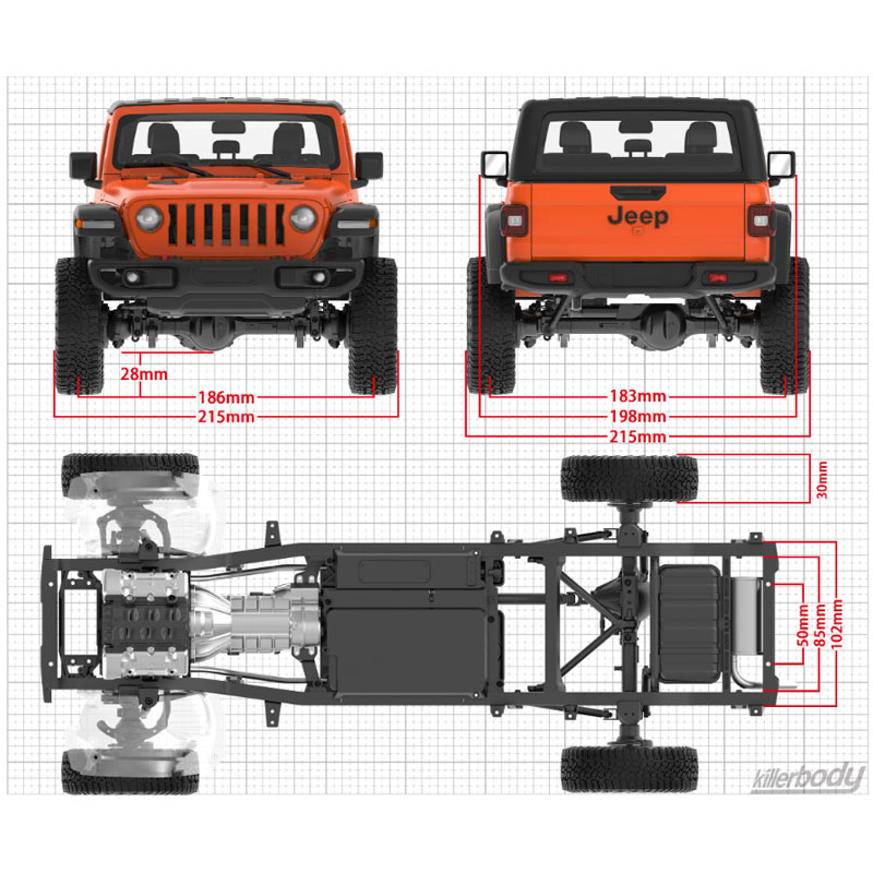 1/10 킬러바디 48765 RC 자동차 하드 바디 쉘 - Robot Car Kit 리뷰 및 가격