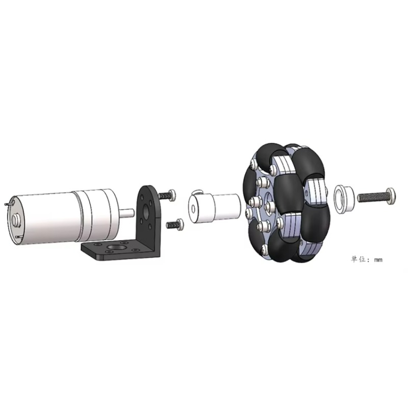 15kg 하중, 80mm 전방향 휠, 금속 풀라이 휠, - Robot Wheel 리뷰 및 가격
