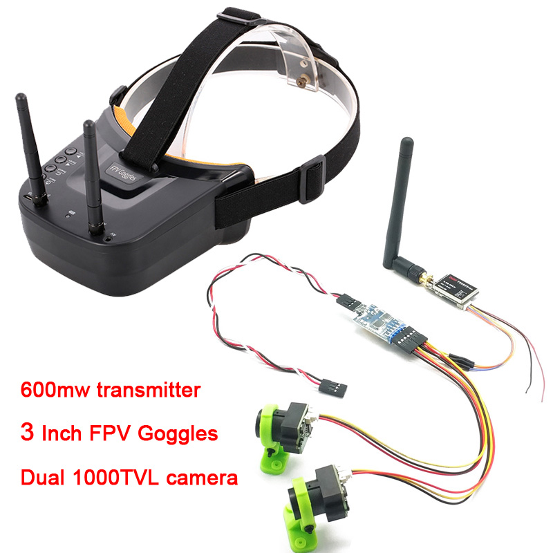3 채널 듀얼 비디오 카메라 CMOS 1000TVL f - Pan Tilt Bracket 리뷰 및 가격