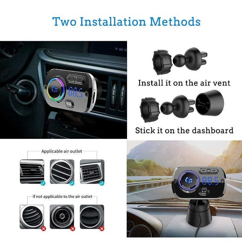새로운 BC49BQ 차량용 블루투스 5.0 MP3 플레 - Robot Bluetooth Car 리뷰 및 가격