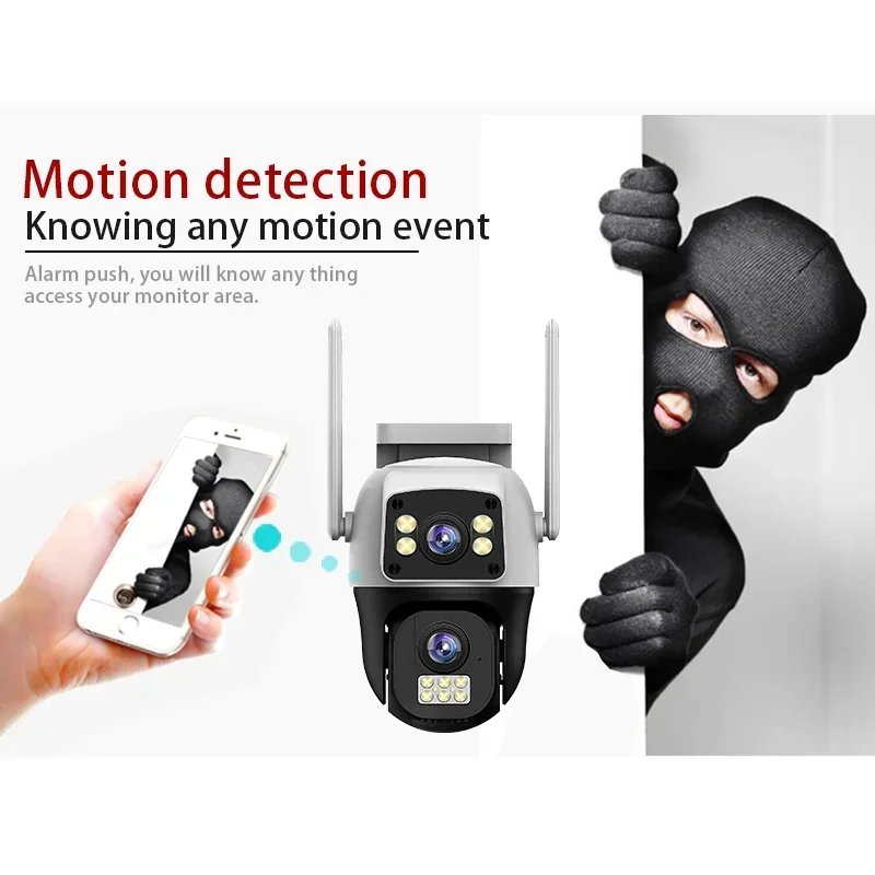 8MP 4K WIFI IP 카메라 PTZ 야외 듀얼 스 - Pan Tilt Bracket 리뷰 및 가격