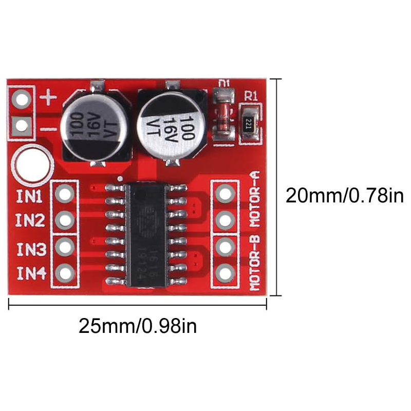10PCS L298N 미니 DC 모터 드라이버 모듈 1 - Motor Driver L298N 리뷰 및 가격