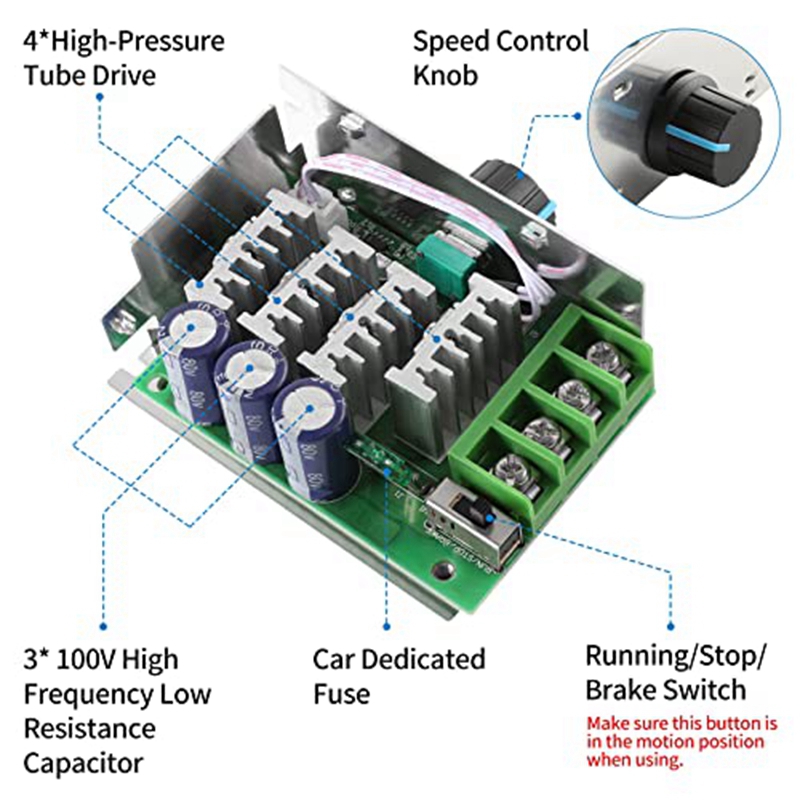 DC 모터 속도 컨트롤러 PWM 컨트롤러, 7-70V  - Dc Motor 12V 리뷰 및 가격