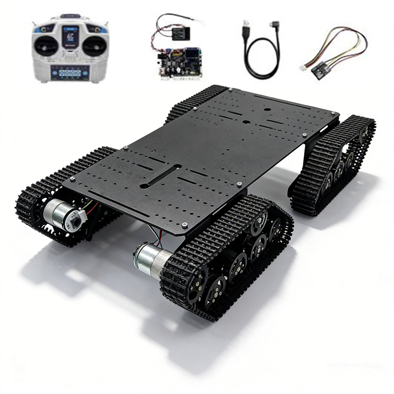 조립식 대형 RC 탱크, 4륜 구동, MC6C 핸들 모 - Stm32 Robot 리뷰 및 가격