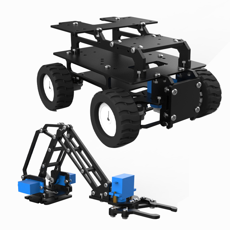 아크릴 4WD 로봇 자동차 모터 아커만 전방위 추적 섀 - Tracked Robot Chassis 리뷰 및 가격