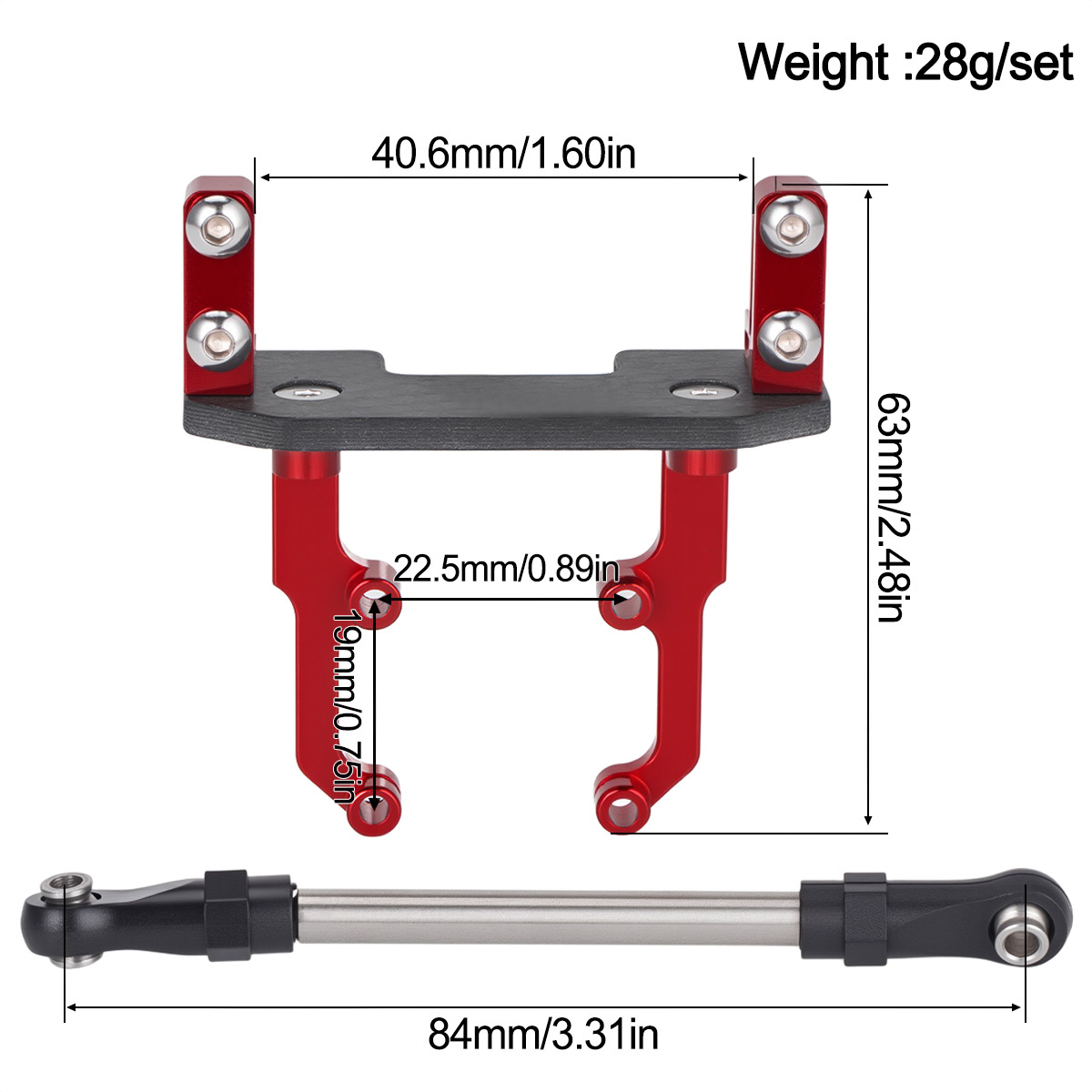 Axial SCX10 II 90046 AR44 액슬 1 - Servo Bracket 리뷰 및 가격
