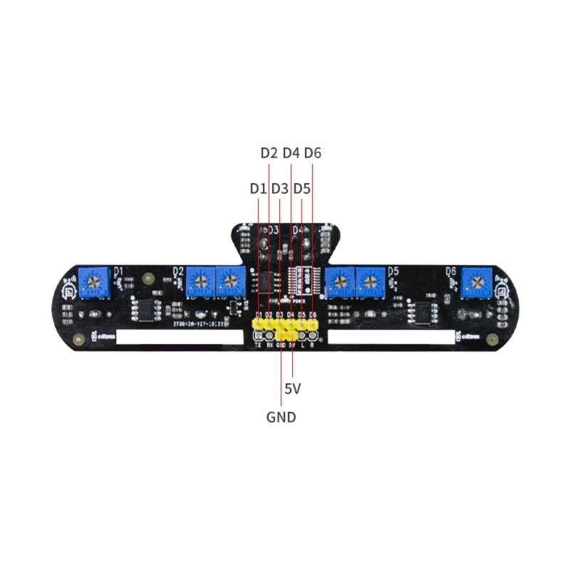 로봇공학용 JABS-6채널 적외선 추적 모듈 - 스마트 - Robot Bluetooth Car 리뷰 및 가격