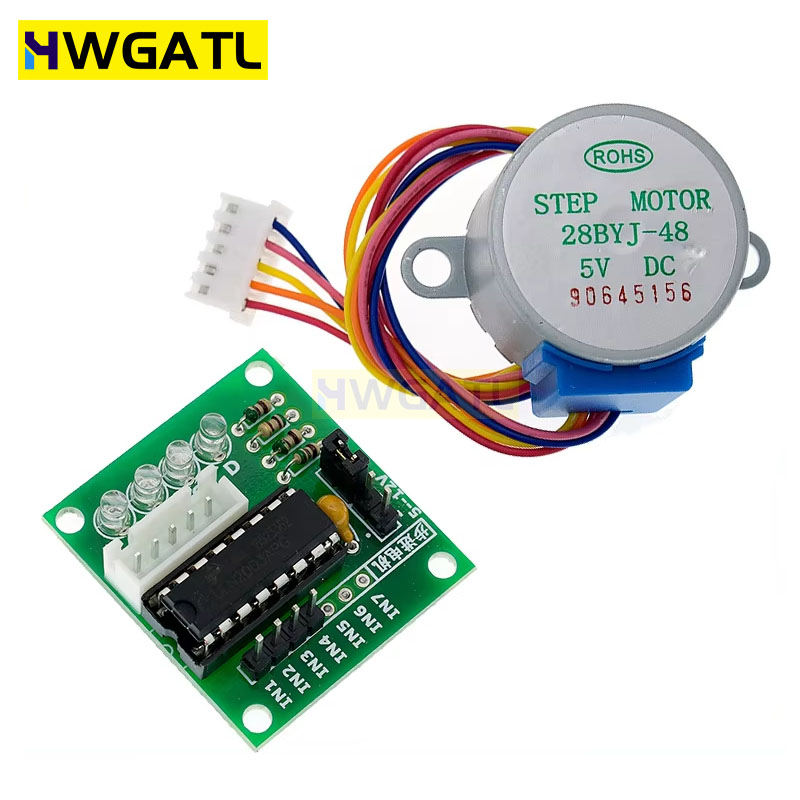 HWGATL 기어 스텝 스텝퍼 모터, 5V 4 상 28 - Uln2003 Driver 리뷰 및 가격