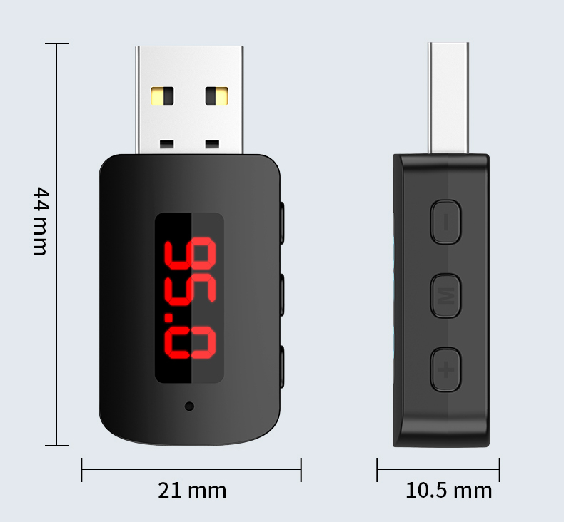 블루투스 5.4 미니 USB 수신기 LED 디스플레이  - Robot Bluetooth Car 리뷰 및 가격