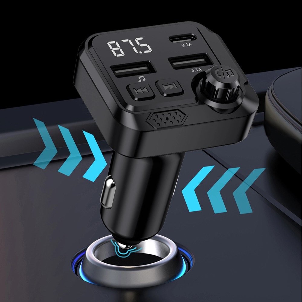 블루투스 차량용 FM 송신기 핸즈프리 카 키트 MP3  - Robot Bluetooth Car 리뷰 및 가격