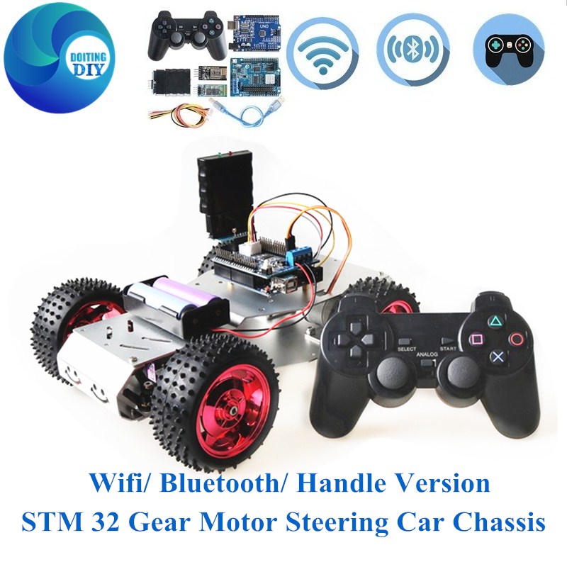 블루투스 제어 STM 32 기어 모터 스티어링 자동차  - Stm32 Robot 리뷰 및 가격