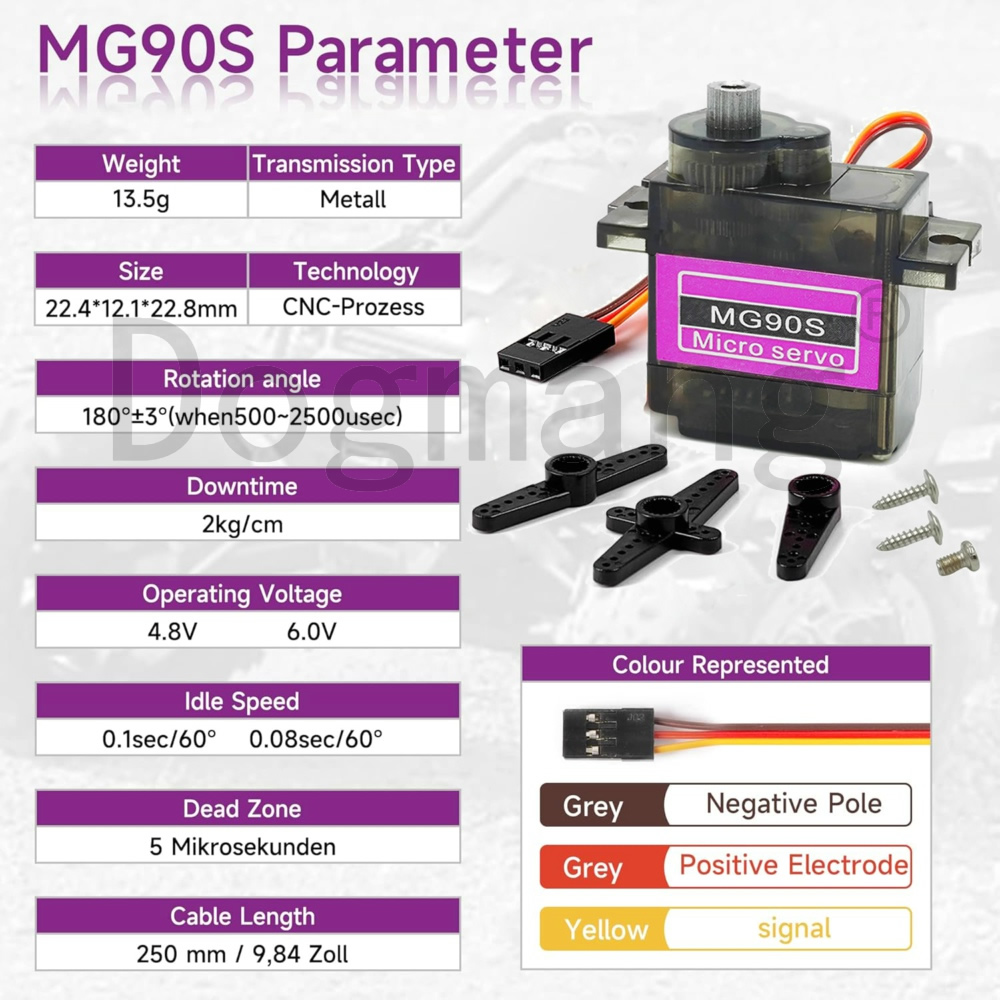MG90S 서보 1/2/4/10/20/50 Pcs 모든 - Micro Servo 리뷰 및 가격