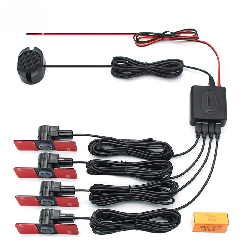 자동차 주차 센서 보조 Parktronics 4 블랙/ - Infrared Obstacle Sensor 리뷰 및 가격