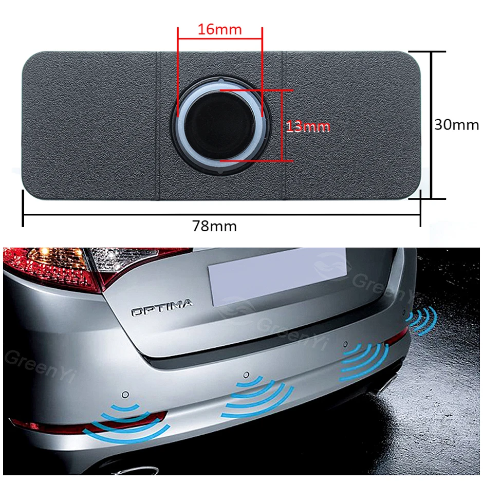 자동차 주차 센서 보조 Parktronics 4 블랙/ - Infrared Obstacle Sensor 리뷰 및 가격