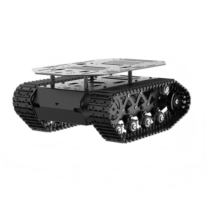 강력한 충격 흡수 탱크 섀시, 모터 서스펜션, 모든 금 - Tracked Robot Chassis 리뷰 및 가격