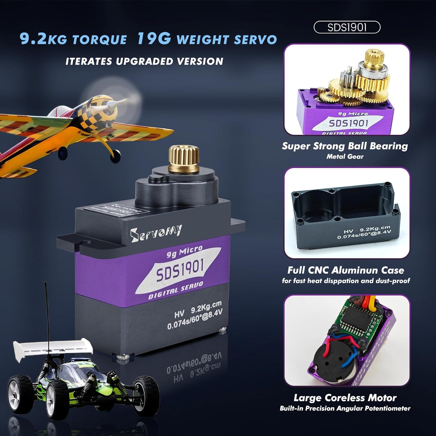 SERVOMY-SDS1901 디지털 9G 마이크로 코어 - Arduino Robot 리뷰 및 가격