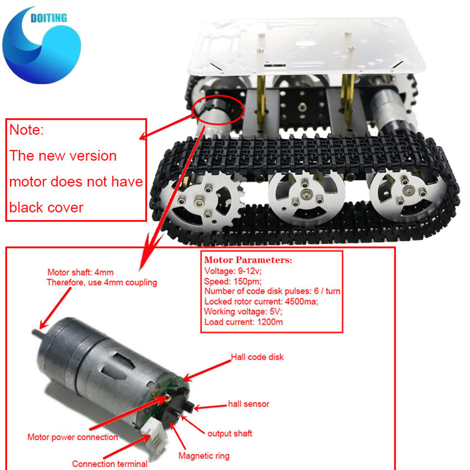 RC 금속 로봇 탱크 자동차 섀시 미니 T100 크롤러 - Tracked Robot Chassis 리뷰 및 가격
