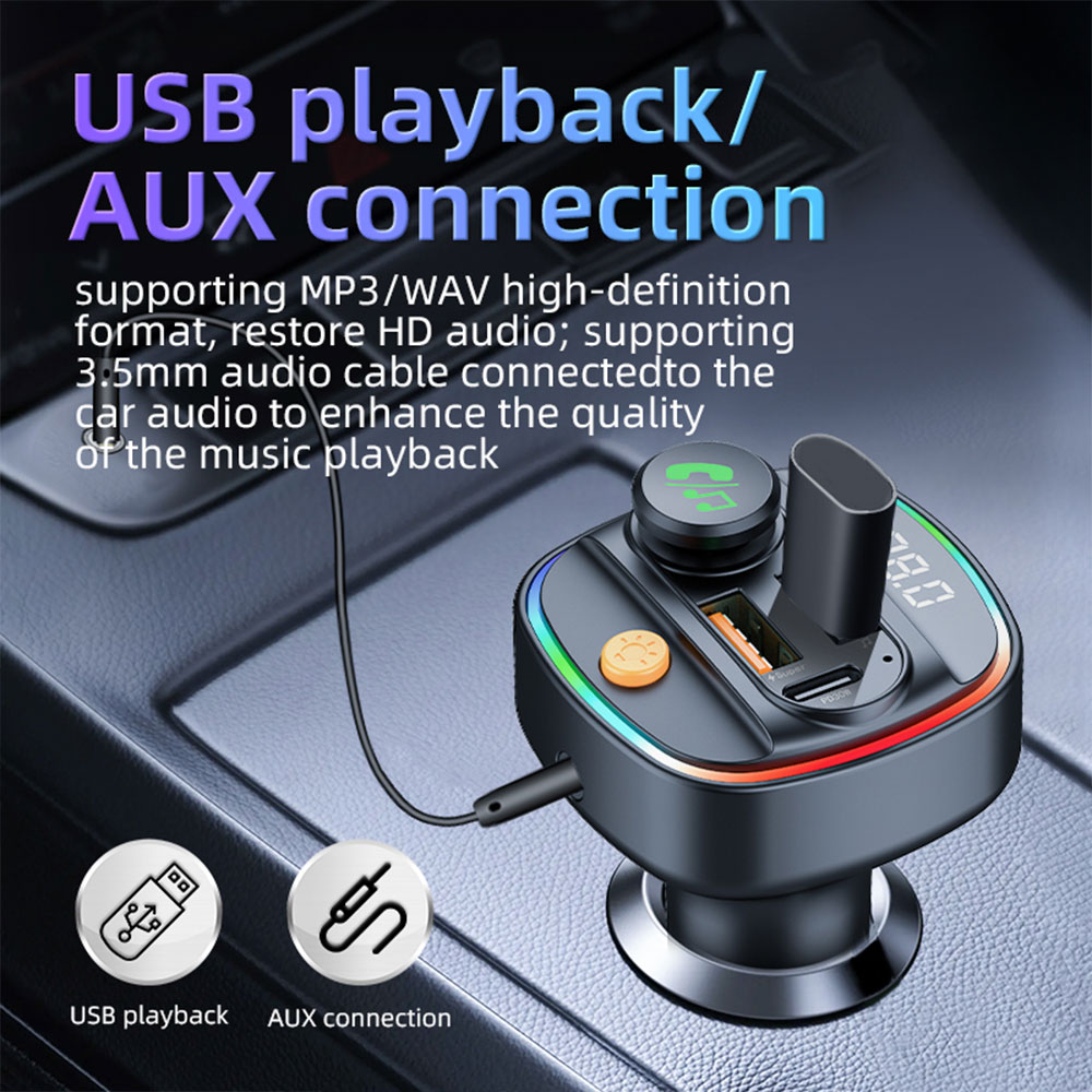 블루투스 5.4 FM 트랜스미터 핸즈프리 차량용 AUX - Robot Bluetooth Car 리뷰 및 가격